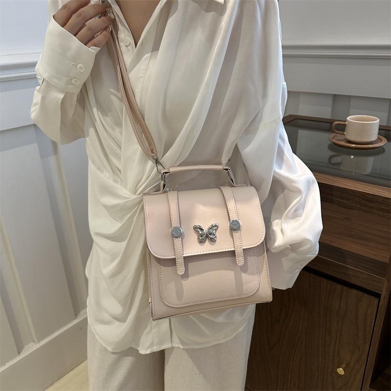 Beautiful fashion student backpack casual summer niche backpack women's new personalized portable travel bag