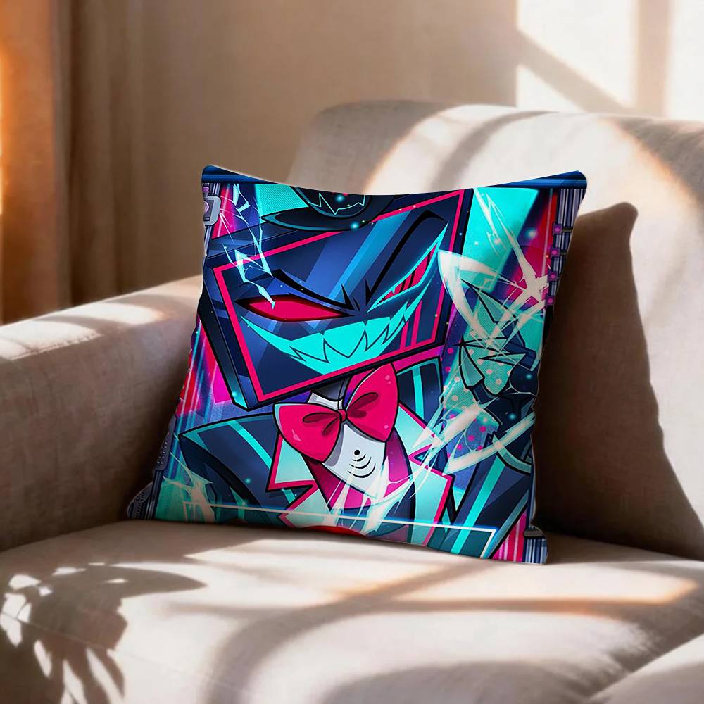 COOL HHotel HHazbinS Vox Bank Pillow Case Pattern Printed Pillowcase For Living Room Sofa Cushion Cover