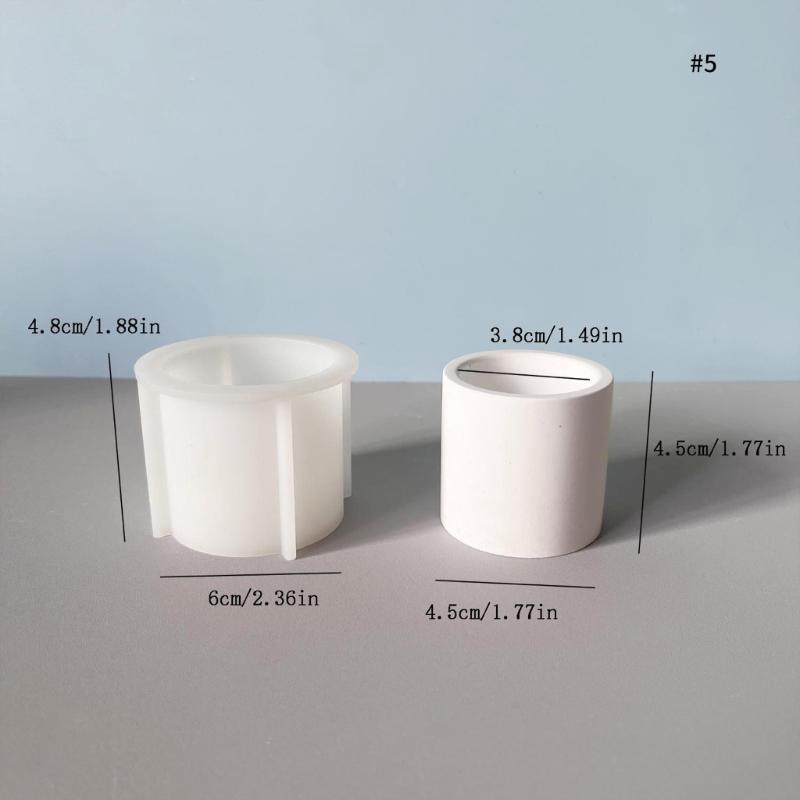 Flexible Silicone Striped Casting Molds for Epoxy Resin Concrete Plaster Reusable DIY Craft Tray with Detailing Grooves