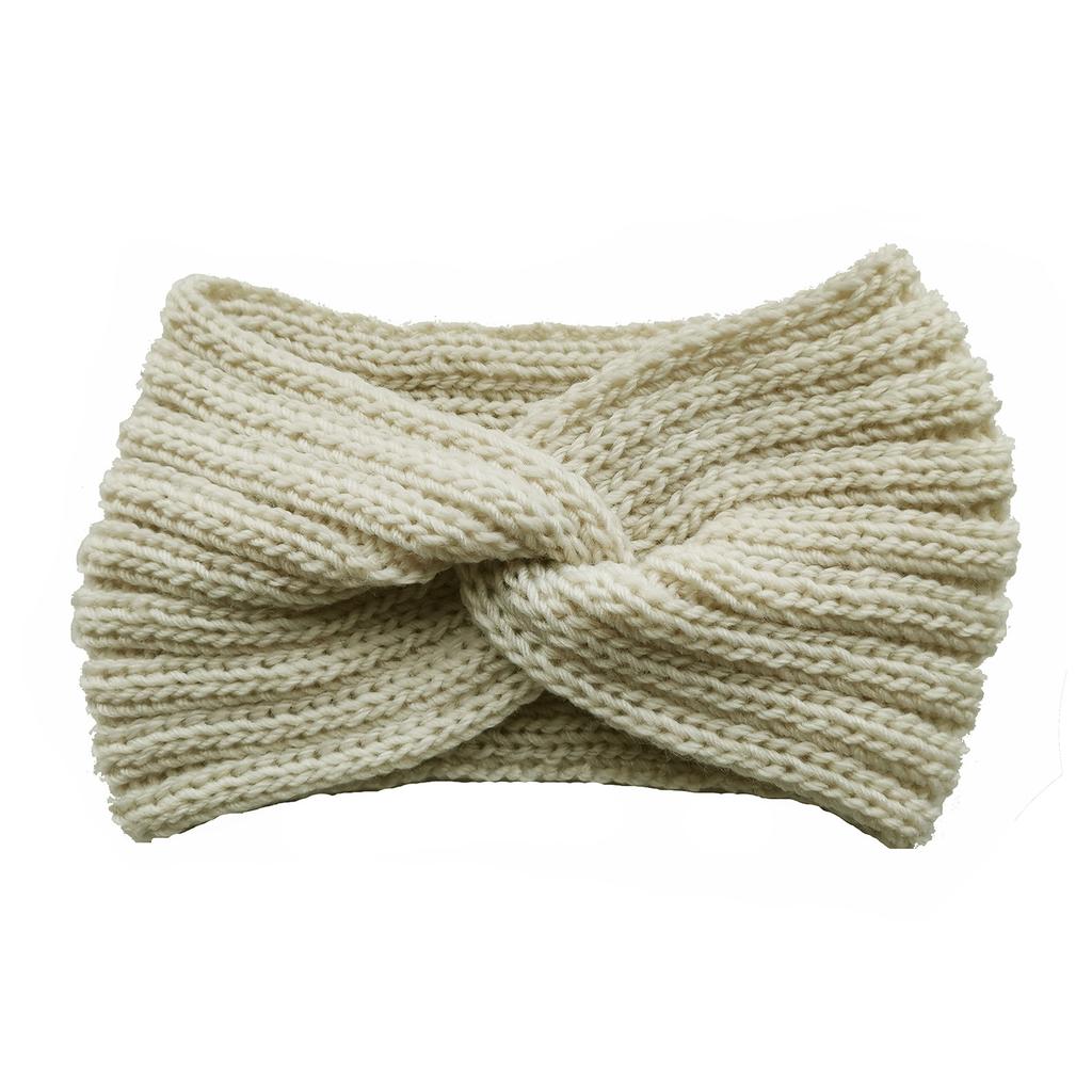 1 PC Vintage Knitted Twisted Hairband, Warm and Stylish for Autumn and Winter, Perfect for Daily Street Wear