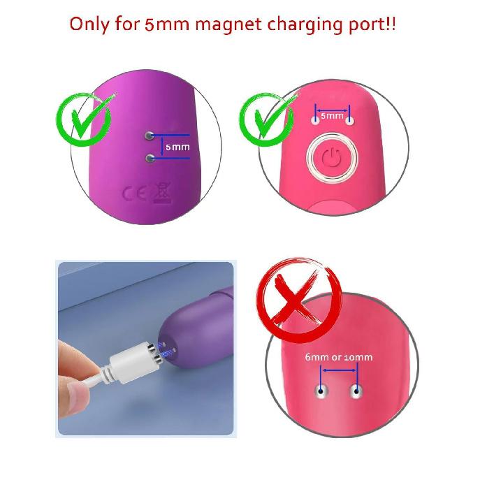 5mm Magnetic USB Fast Charging Cable Cord for Massager, Magnetic Charger Cable for Rechargeable Toys, Electric Toothbrushes, Children s Watches, Dog