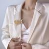 Geometric Metal Brooches Irregular Metal Brooches Geometric Metal Pin Irregular Metal Pins Alloy Material for Woman Girl