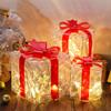Luminous Cat Eye Christmas Gift Box Decoration for Shopping Malls