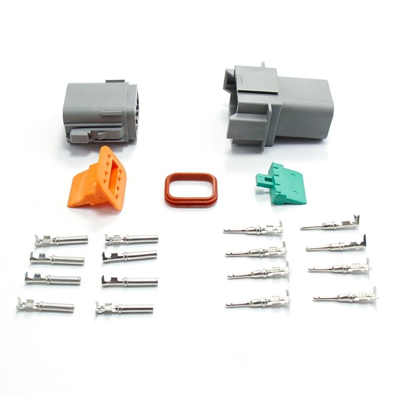 2 Pin Electrical Plugs Set Waterproof Connectors Heavy Duty 2 Pin Connector set Automotive Electrical Connector Set