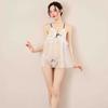 Sex underwear women's sexy lace mesh nightdress uniform tulle suspender skirt