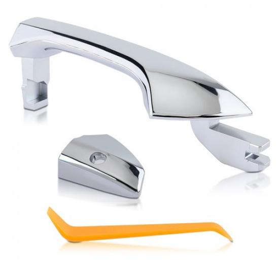 Exterior Outside Door Handle Chrome Front Left For 2008 to 2012 Honda Accord