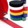 1pc 5m/196.85in Multi Colored Reusable Hook and Loop Fasteners for Cable Management and Organization
