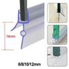 Sello de Ducha de 50 cm 6/8/10/12 mm Para Puerta de Cristal de Baño Tira de Goma Tira Selladora