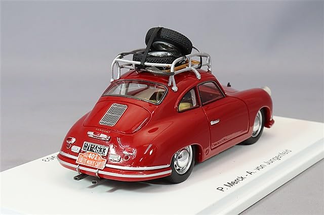 Spark scale Porsche 356 1100 1953 Rally Monte Carlo 1/43 #402 P.Merck/A.v.Jungenfeld