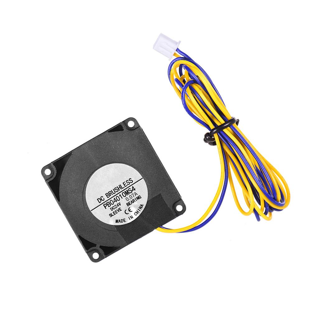 4010 Brushless Blower Cooling Fan Turbo Fan 40 * 40 * 10mm 24V DC with Ball Bearing 2Pin Connector for CR 8S Ender 3 3D