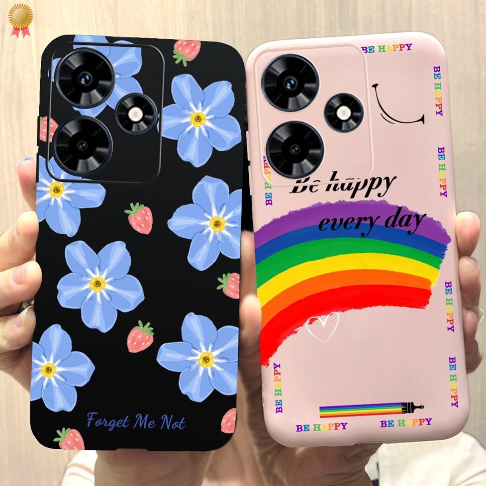 For Infinix Hot 30 Play 30i 4G Case Cute Astronaut Painted TPU Silicone Shockproof Cover For Infinix Hot 30 Play 30i Phone Case
