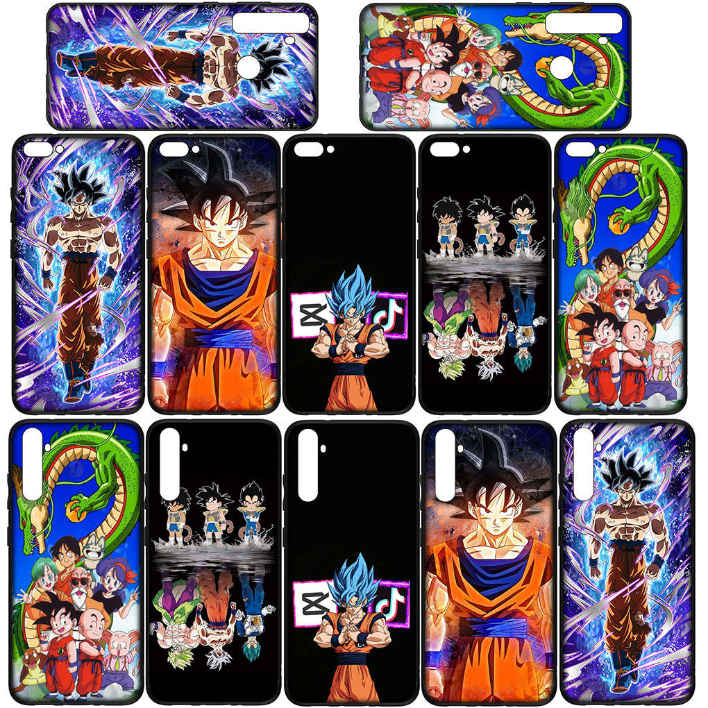 Phone Case for Samsung Galaxy S25 S24 S23 iPhone 16 15 Redmi Note 14 13 12 16E 8 X 11 Pro Max XR OPPO Moto Huawei Dragon Ball Z Goku DragonBall Cover