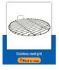 Stainless Steel Thickened Round Pot Rack for Grilling, Steaming, and Smoking Meat