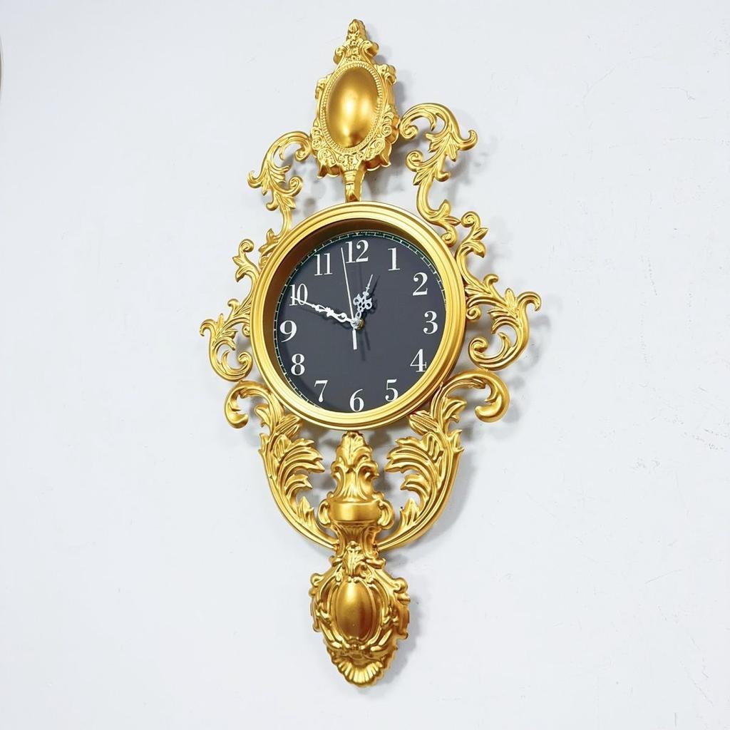 European and American Style Wall Clocks, Retro Living Room Home, Fashionable and Creative, Modern, Simple and Elegant Wall Clock
