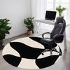 1pc Soccer Ball Office Round Area Rug, Indoor Mat Suitable For Office, Under Office Chairs Bedroom Living Room Home Decor, Room Deco