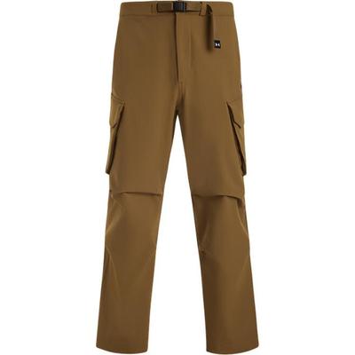 Urban Wilderness Series Fleece Loose Fit Multi-Pocket Cargo Pants Men Pants Coyote-Brown 1389298-498