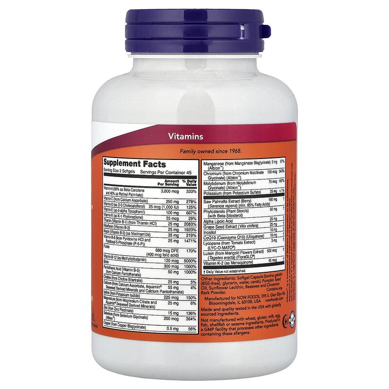 ADAM™, Superior Men's Multi, 90 Softgels