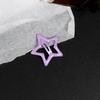 2/20PCS Star BB Red Hair Clip Girls Y2K Cute Silver Color Star Barrettes Women Simple Metal Snap Clip Headdress Hair Accessories