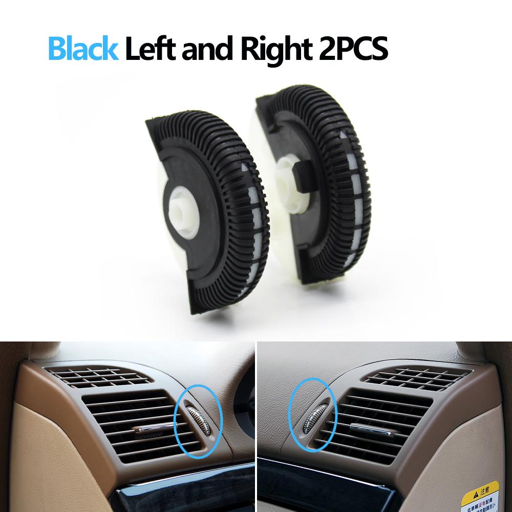 2PCS Front Rear Air Conditioning Control Roller AC Vent Base Rolling Wheel For Benz E Class W211 E200 E300 E230 E260 E280