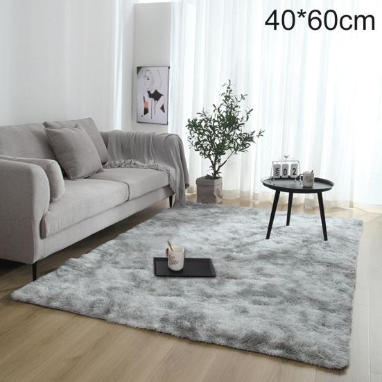 Soft Tie-Dye Carpet Floor Mat Fluffy Antiskid Area Rug Home Living Room Decor