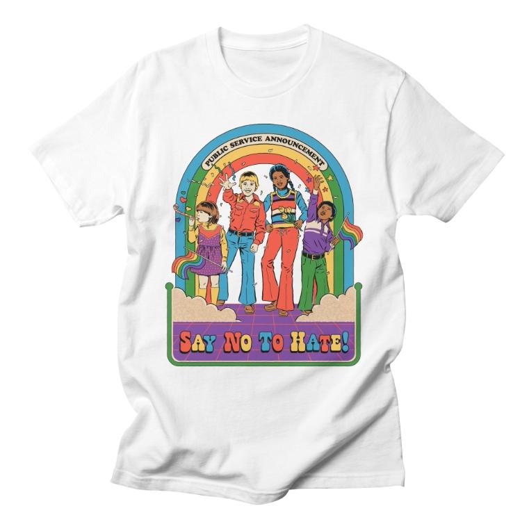 Classic Simple Cartoon Anime American Illustration Casual Tshirt Luxury Brand for Men and Women