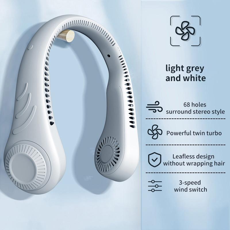 

Новый подвесной шейный вентилятор на 360 градусов Портативный вентилятор-кулер USB безлистные спортивные вентиляторы Кондиционер Ventilador 78 Объемные воздуховыпускные отверстия Мини-вентилятор белый