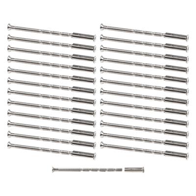 25 Piezas Para Eophmi Para Tornillos de Fijación de Manija de Puerta M3 Fijaciones de Perno de Manija de Puerta Para Fijar Manijas de Puerta Escudos Cajón