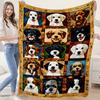 1pc Anime Print Flannel Blanket, Student Dorm Nap Small Throw, Car Portable All-Season Air Conditioning Blanket