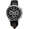 [Seiko] Seiko 1 5 Second Chronograph Quartz Chronograph Quartz Watch Men S Sbtr021 Black Leather [genuine domeStic Product]