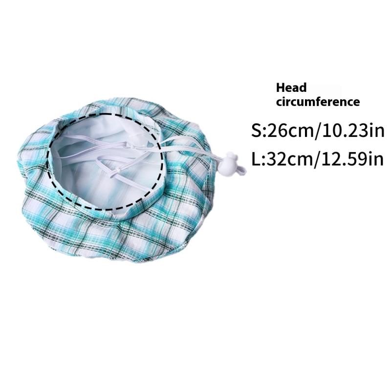 

Pet Beret Outdoor Cat Dog Adjustable Decorative Hat Summer Pet Travel Sports Sun Cap Painter Hat Pet Accessories L синий