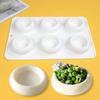 Silicone Pudding Cup Mold Chocolate Mousse and Cake Decorating Tools Bakeware Dish Muffin Pan Non-Stick Baking Supplies