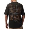 Jordan Brooklyn T Shirts Men's Contour Brown Crew Neck Moderate IX1570-231