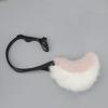 Kaninchenschwanz Verstellbarer Gürtel für Cosplay Halloween Party Kostüm Anime Kostüm Zubehör Tier Schwanz Weicher Tier Schwanz