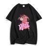 Ratz Pink Mouse Cartoon T-shirt 100% Cotton Casual Short Sleeve Men Tee-shirt Summer Male Round Neck Tshirt Fashion Man Clothing