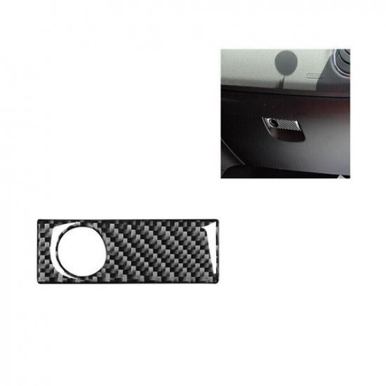 Carbon Fiber Interior Glove Box Handle Cover Trim For Mazda RX-8 2004-2008