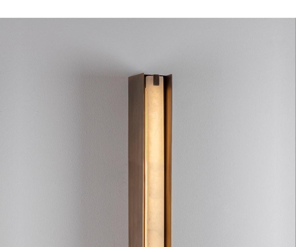 Italian Minimalist Marble Wall Lamp for Living Rooms, Corridors, and Bedrooms