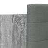 Bed Frame with Headboard Grey Sonoma 120 x 200 cm Engineered Wood