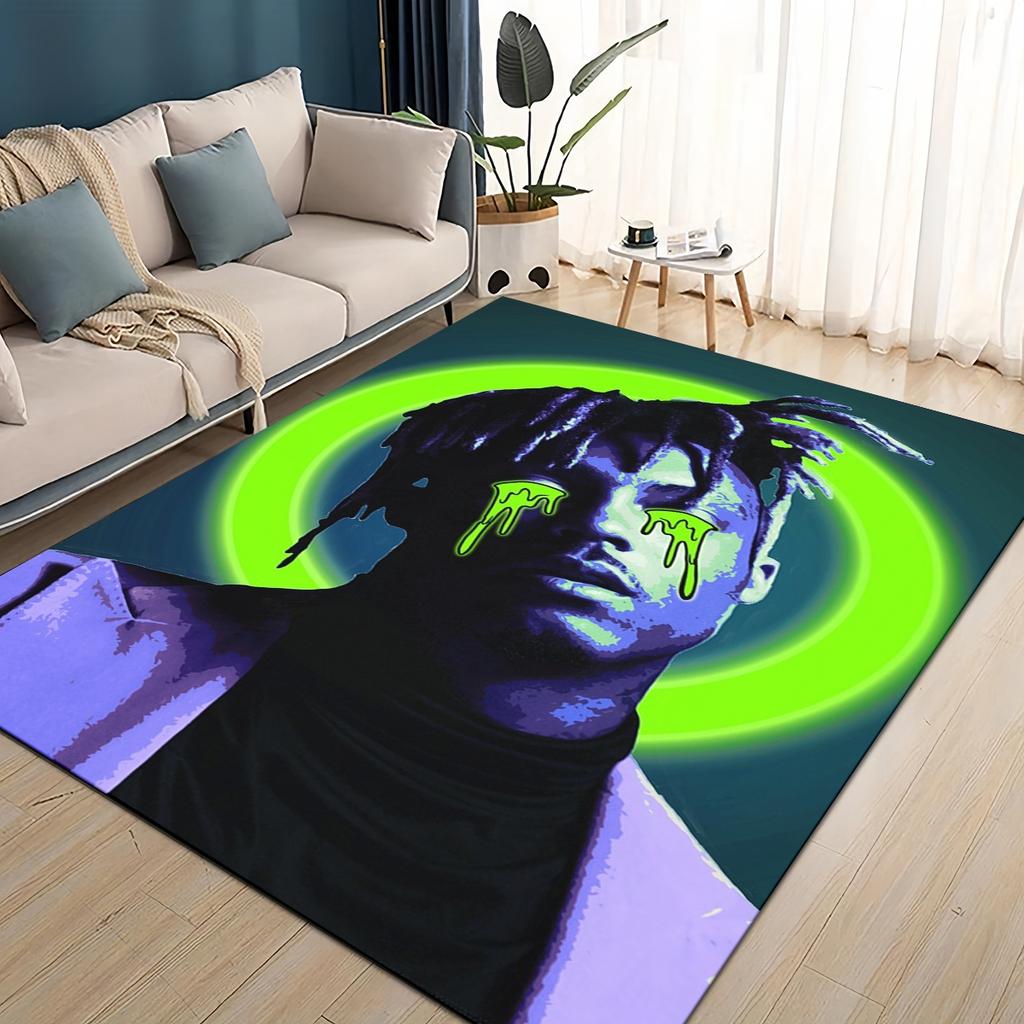 GORĄCY Juice WRLD 999 3D Legendarny Raper Gwiazda Dywanik Dywan do Salonu Sypialni Dekoracja Domu, Dzieci Zabawa Antypoślizgowy na Sofę Wycieraczka