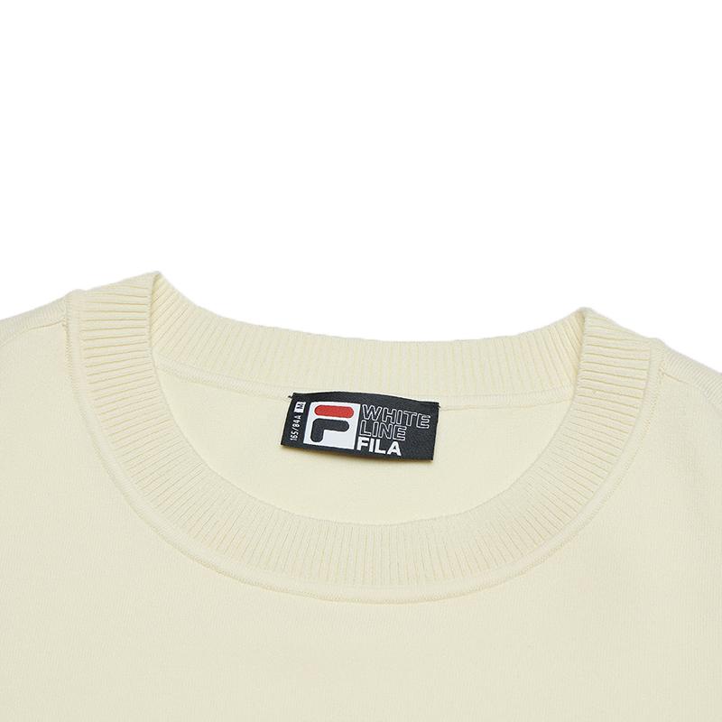 New FILA T Shirt Women's Beautiful Ivory F11W528404F-IV