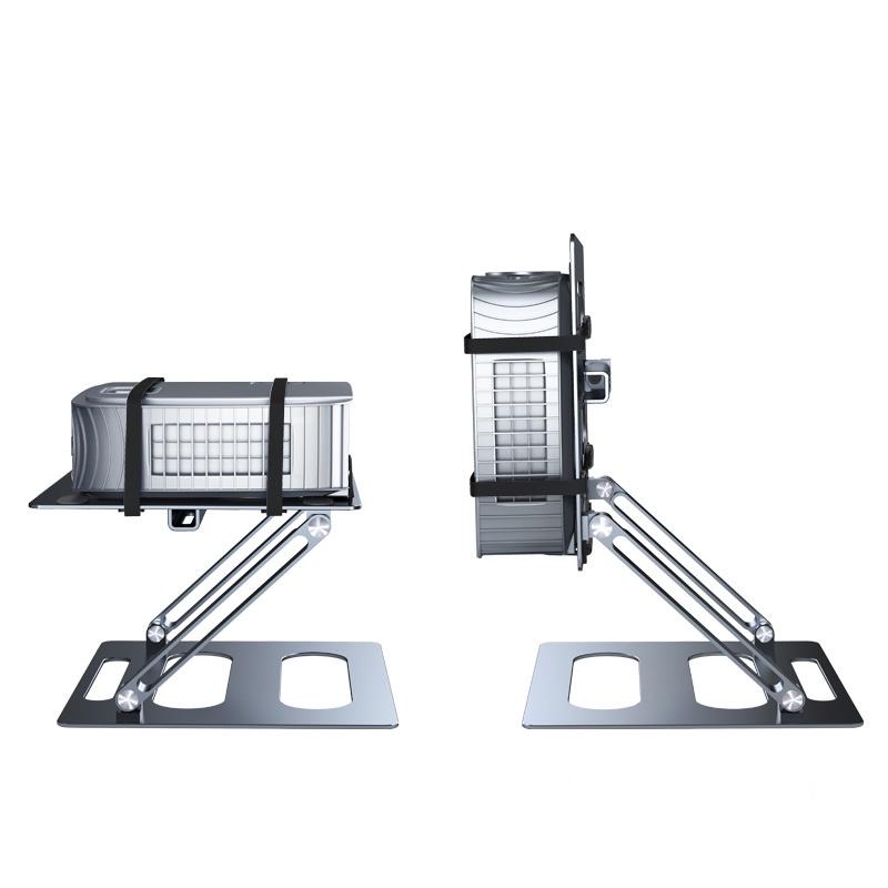Oatsbasf Desktop Projector Holder Stand Multi-angle Height Adjustable Metal Foldable Laptop Stand Universal Projector Brackets