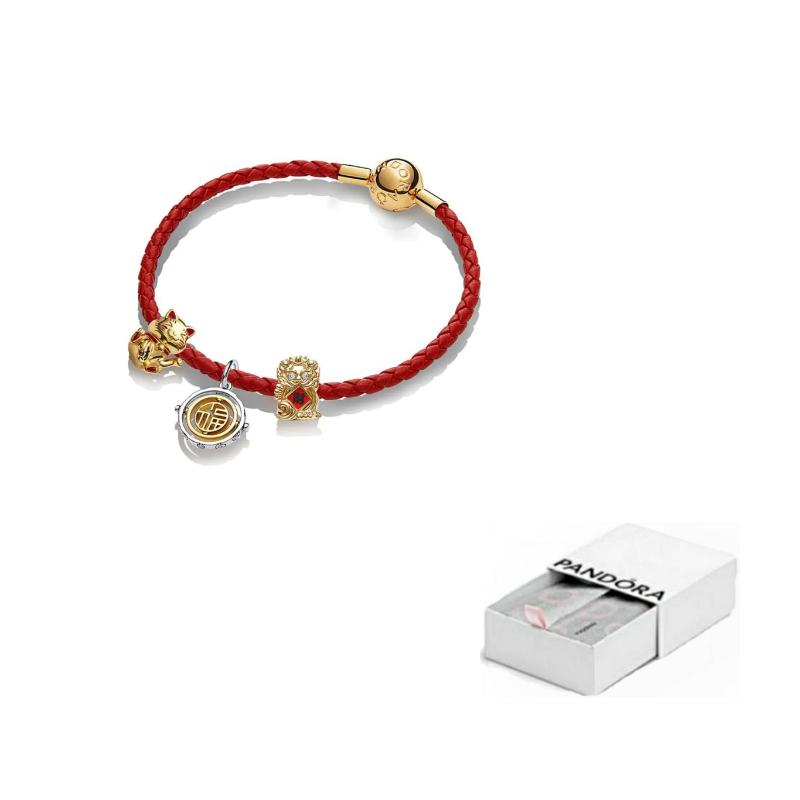 Pandora Fashion trend personality bracelet women's red ZT2584