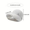 Summer Adjustable Brim Sun Hat for Men and Women, New Style Wide Brim Outdoor Sports Cap, Suitable for Fishing and Sun Protection