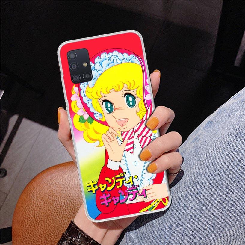 

Anime Candy Phone Case For Samsung Galaxy A52 A32 A22 A12 A51 A31 A50S A30S A20S A10S Note 20 Ultra 10 Plus S10 A72 A71 Galaxy A Samsung A10S