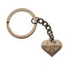 I Love Golf Charm Letter Keychain Heart Pendants Sport Key Ring 28mm