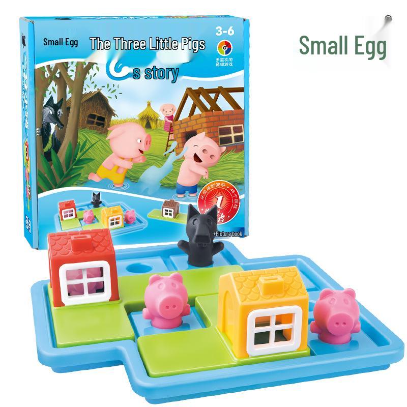 Little Goody Hood & Big Bad Wolf Educational Puzzle Game for Kids