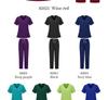 V-neck Nurse Uniform Spa Beauty Scrub Suit Set