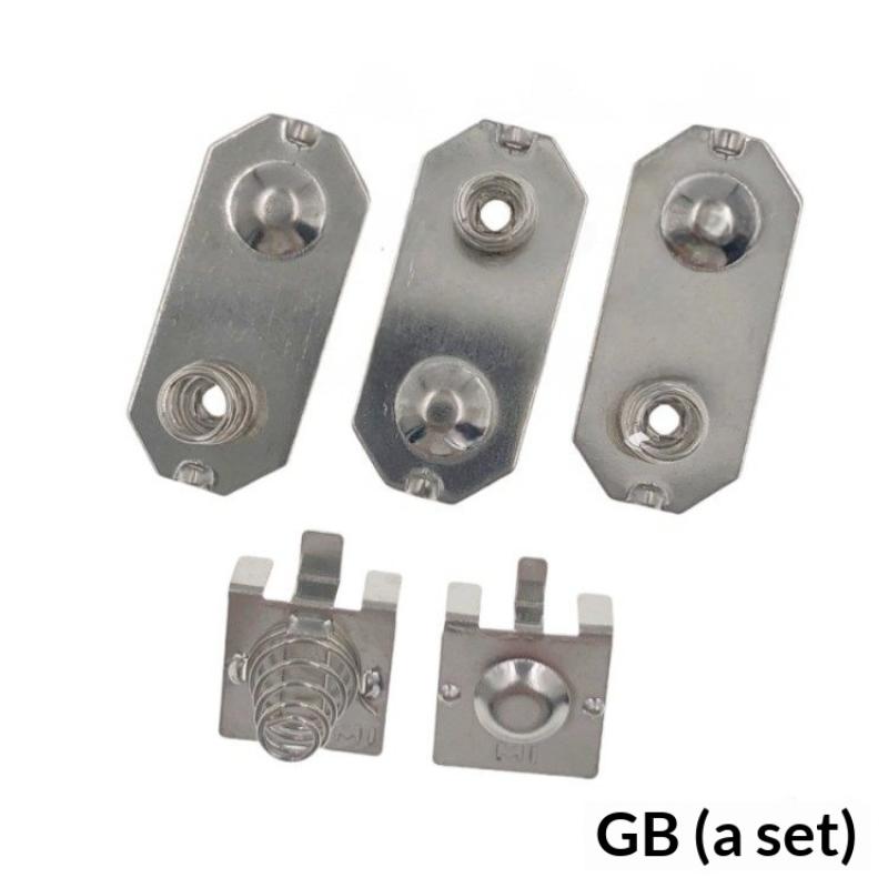 1/5 Sets For Gb Gba Gbc Gbp Gameboy Remote Console Housing & Mainboard Advance Color Battery Terminals Spring Contacts
