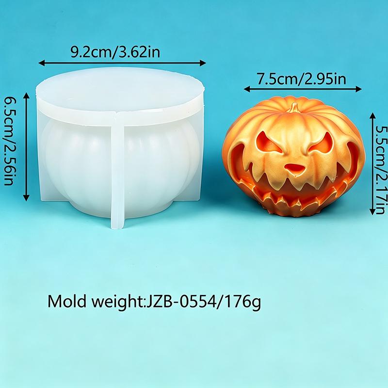 Xiaomi Halloween Ghost Rose Skull Devil Pumpkin Silicone Candle Mold DIY Aroma Soap Plaster Clay Craft Casting Home Party Decor