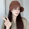Foldable Bucket Hats for Women Summer Beach Sun Hats Outdoor Panama Fisherman Cap Female Wide Brim Sunscreen Caps