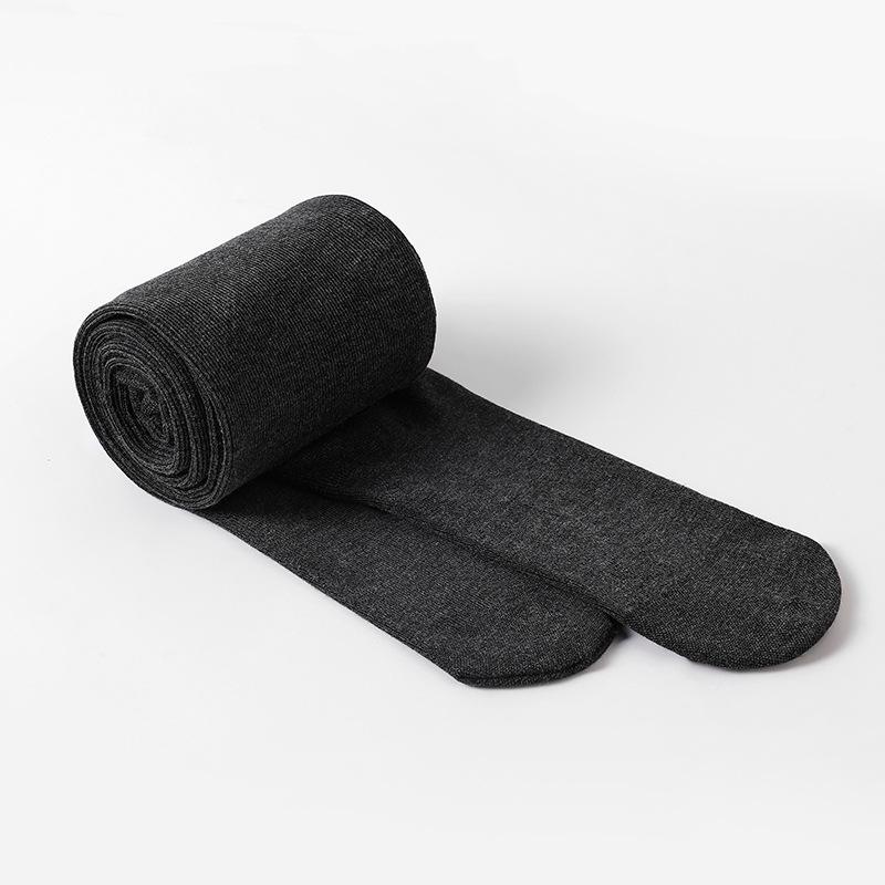 Women's Fleece-Lined High-Waisted Vertical Striped Leggings: Slimming, Tummy-Control, Warm Stirrup Tights for Autumn/Winter.